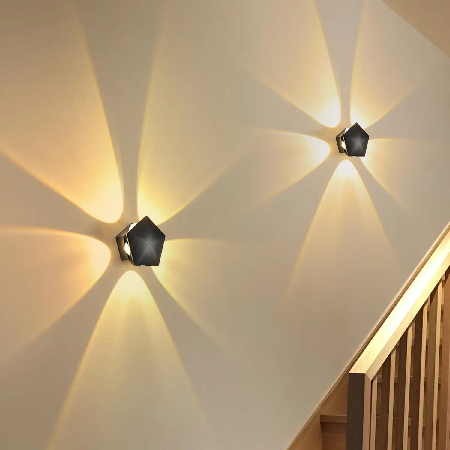 Cool gadgets for home decor, the prism wall lamp in black