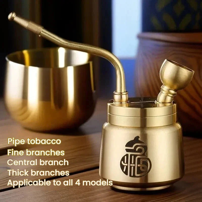 Using the Artisan Brass Pipe Aromatherapy Incense Burner in a cozy room setting