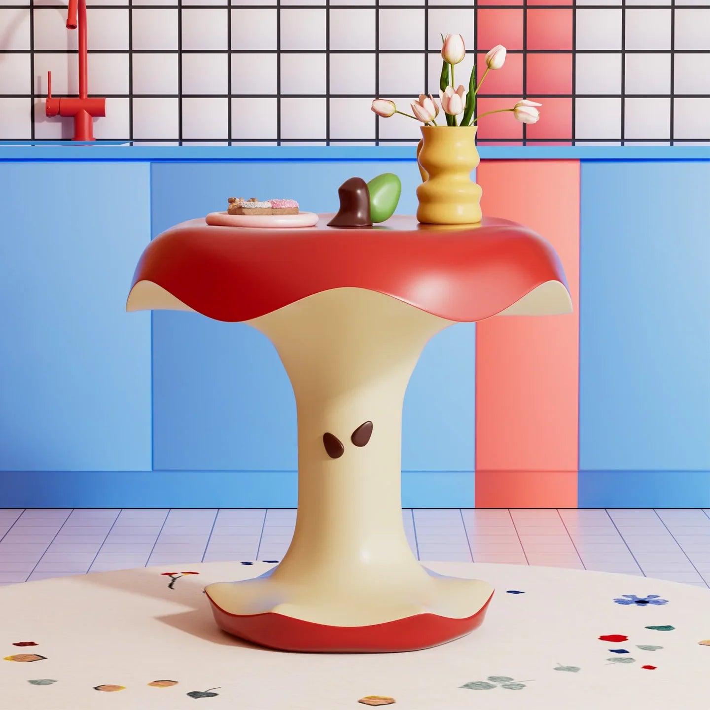 The Bitten Apple table as a creative gadget for modern homes
