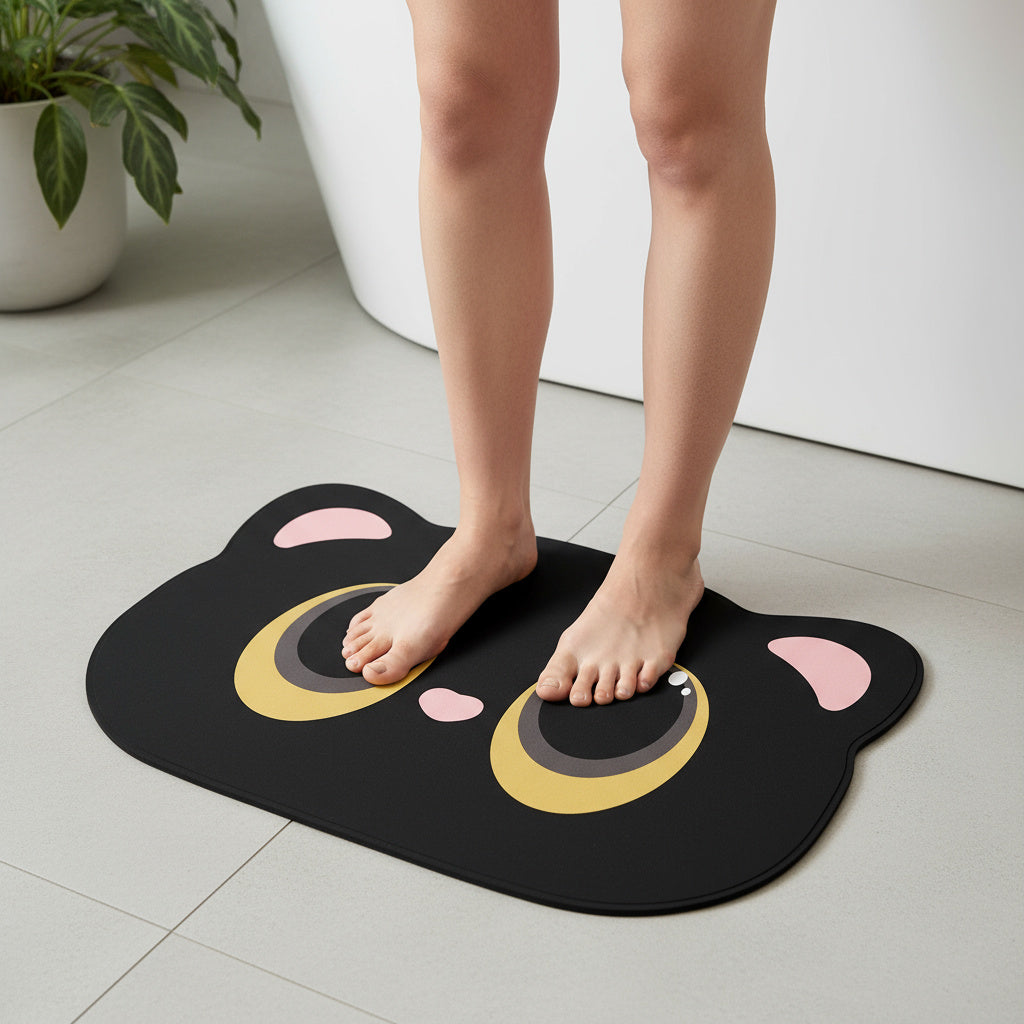 Different animal designs of the quick-dry mat as a lifestyle present