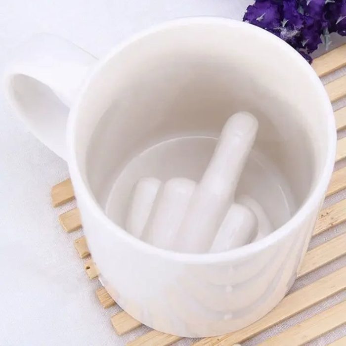 Rebel Middle Finger Cup