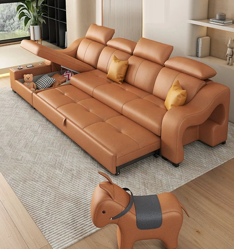Rideable Seat Sectional Sofa