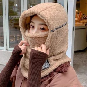 Winter Hooded Warm Thick Mask Hat, a warm winter accessory