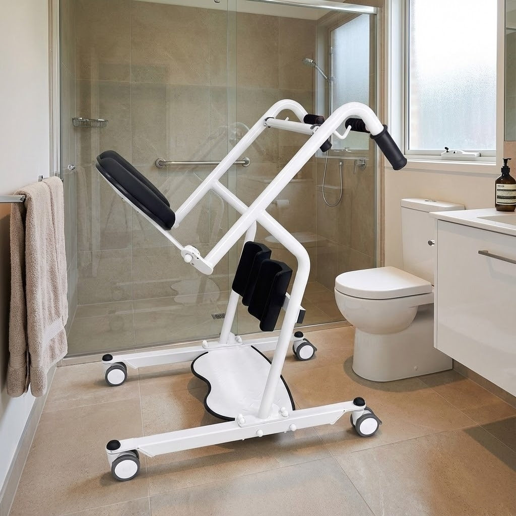 Stand Assist Elderly Patient Transfer Lift Chair providing stable support