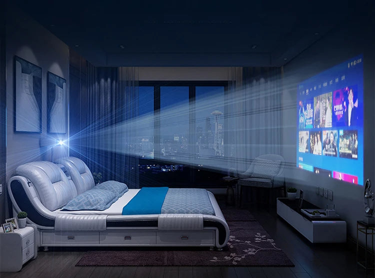 Smart Leather Bed