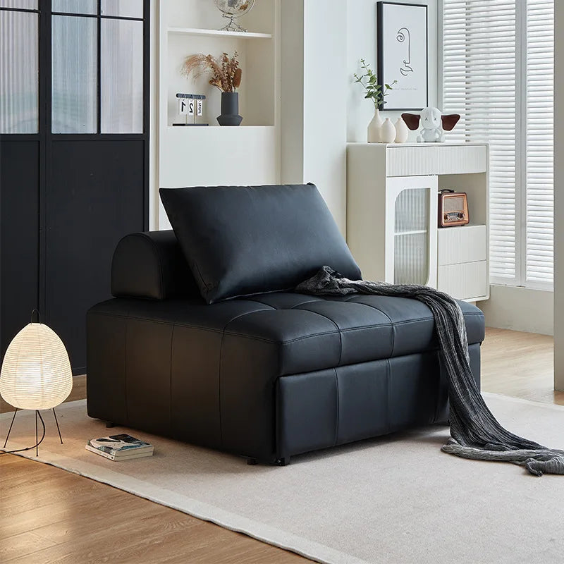 Sofa with extended leg rest