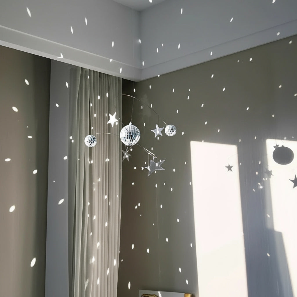 The complete Hanging Planet Stars Wind Chime, an ideal gift for space lovers