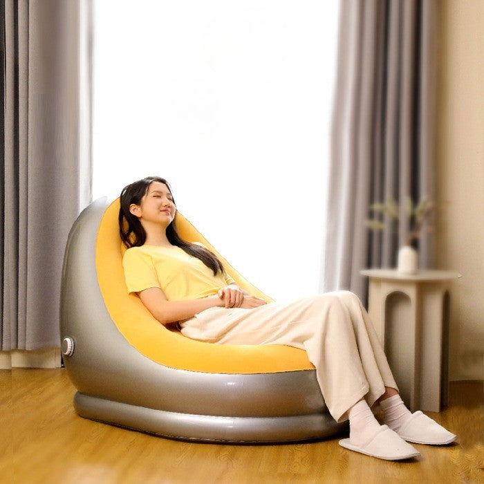 Comfortable inflatable lounge chair for relaxing