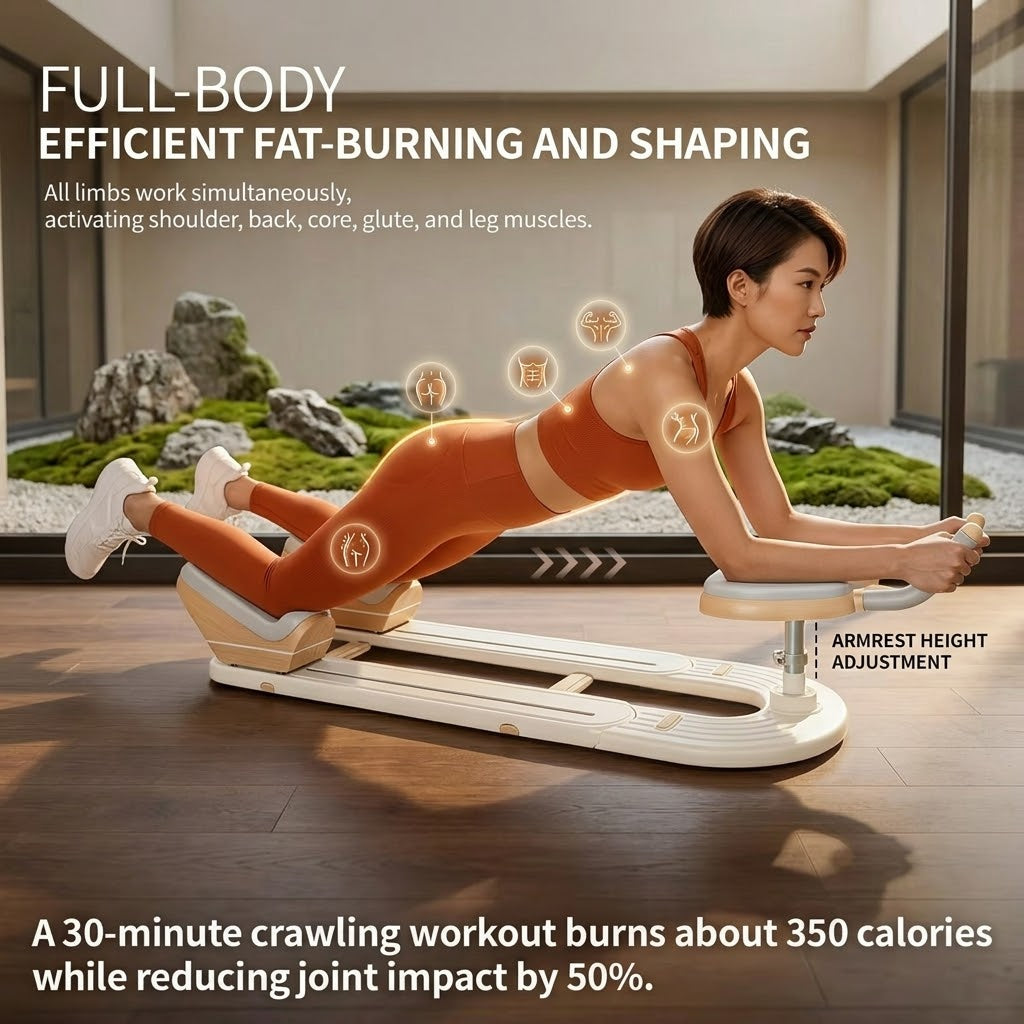 A person using the Core Maker Sliding Home Full Body Trainer for a lower body workout