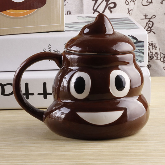 Poop Emoji Humorous Cup