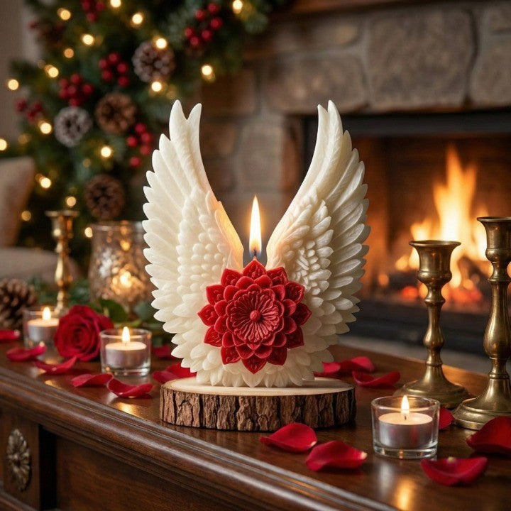 The durable silicone material of the angel wing candle holder