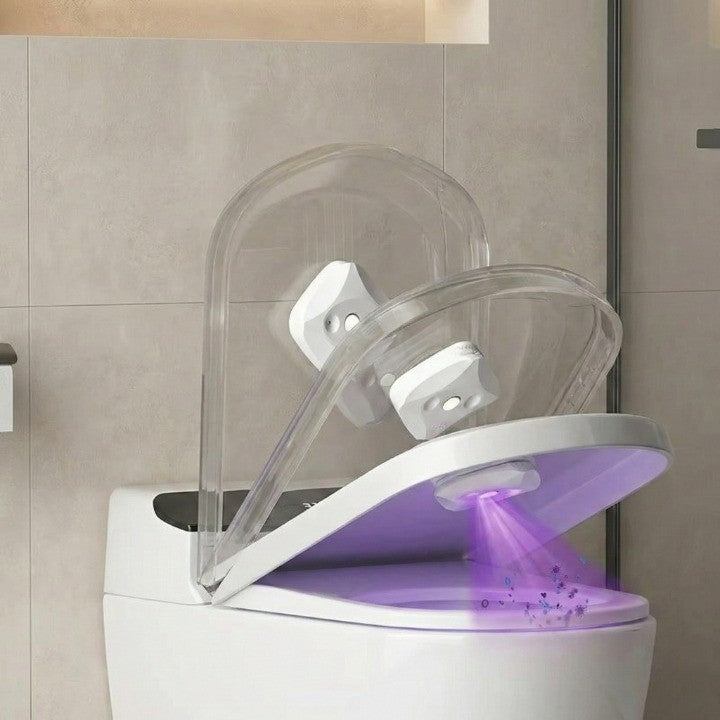 Hands-free operation of the LED toilet cleaner gadget
