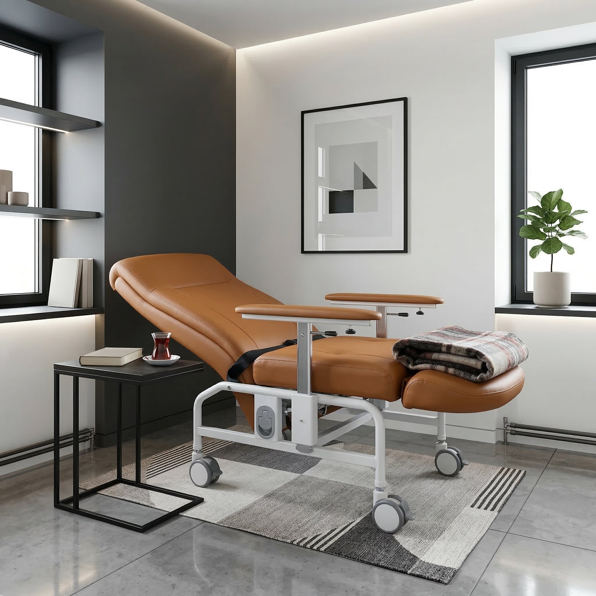 Dimensions and specifications of the home care recliner chair