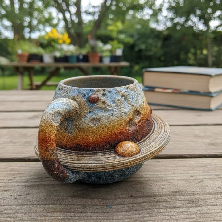 Gifting the Saturn Rings Creative Handmade Cup