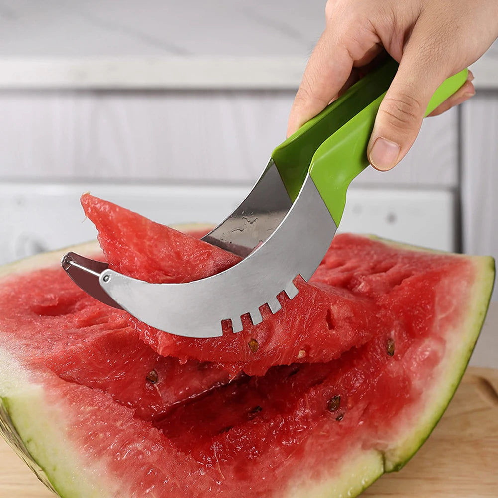 Watermelon Slicer cutting watermelon