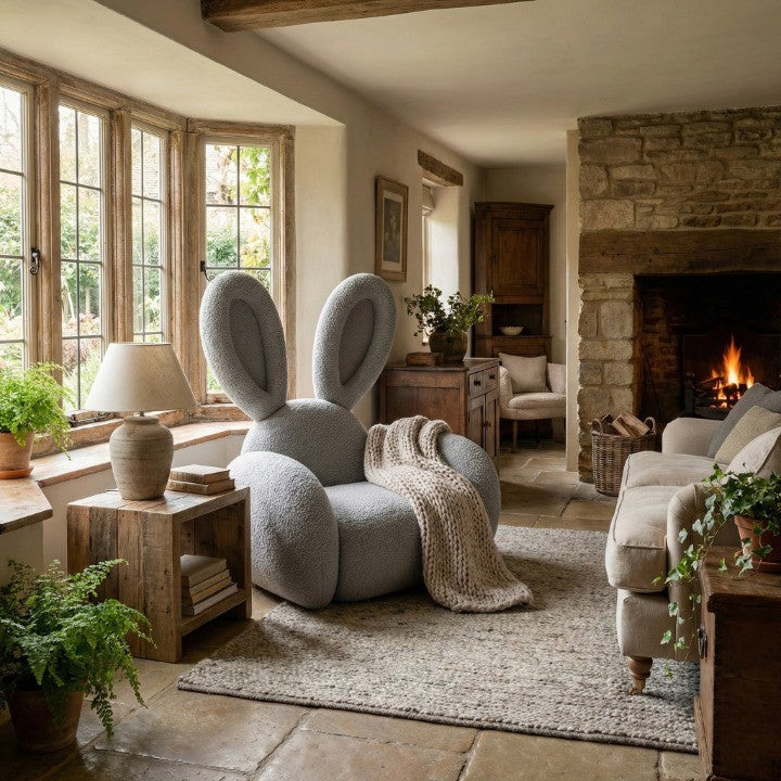 Bunny Ear Cozy Accent Lounge Chair as a perfect gift for a creative studio