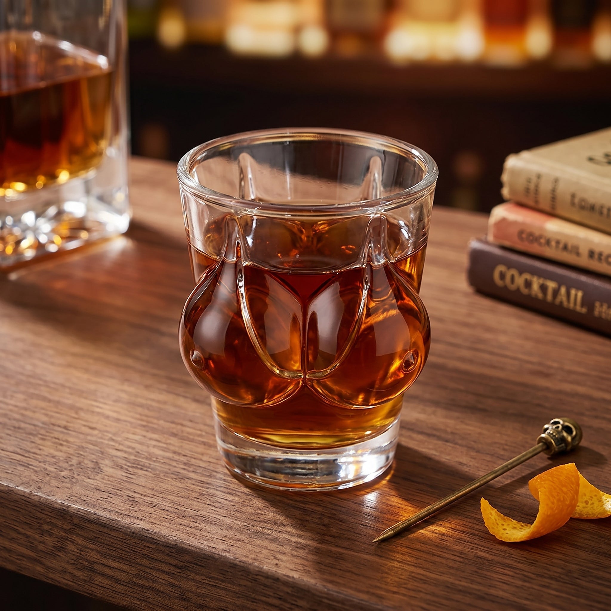 Unique Twin Top Drink Glasses gift idea for coffee lovers