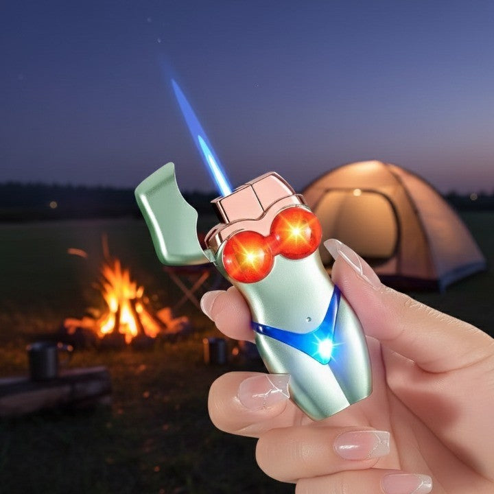 Bikini Style Windproof Jet Torch Lighter held in hand