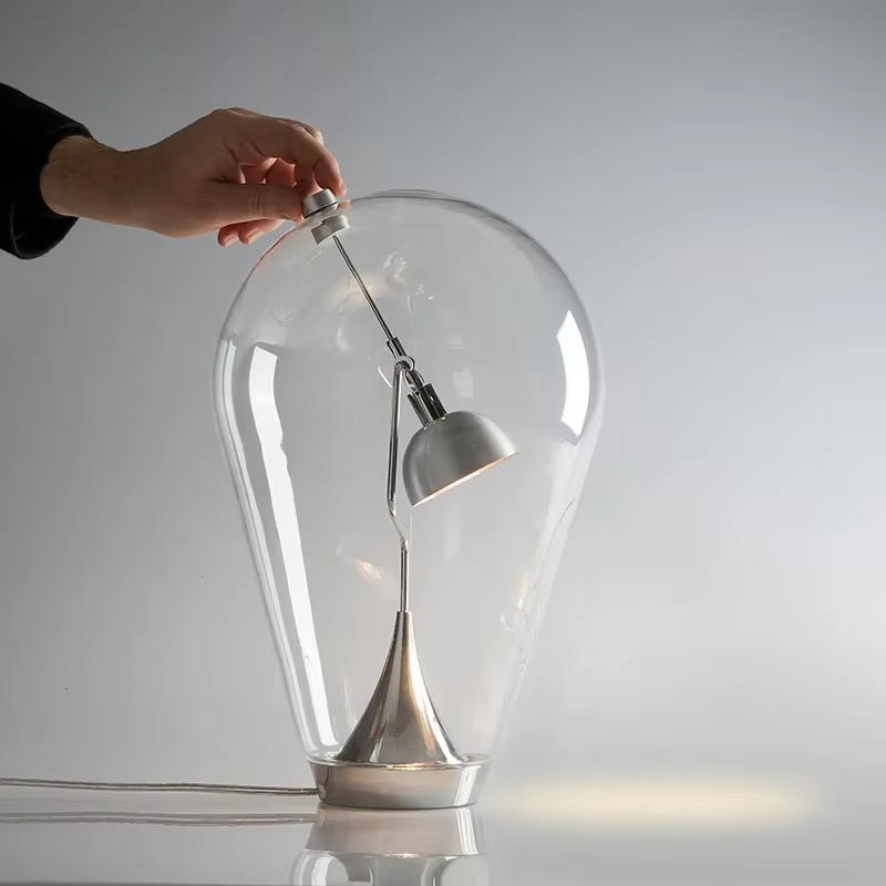 Detailed view of the lamp's construction and materials.