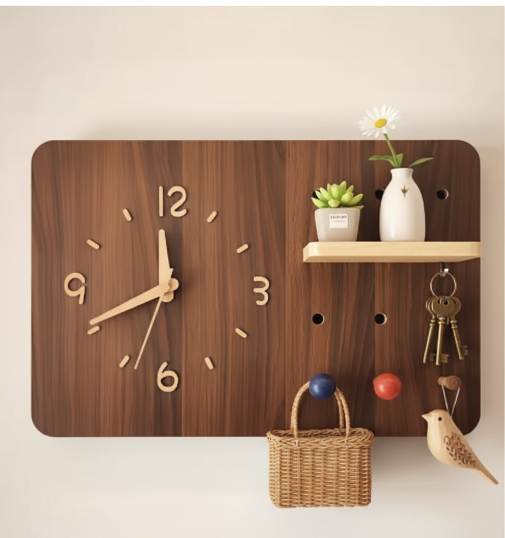 Panel Cloak Storage Hooks hiding an electrical panel in a modern hallway