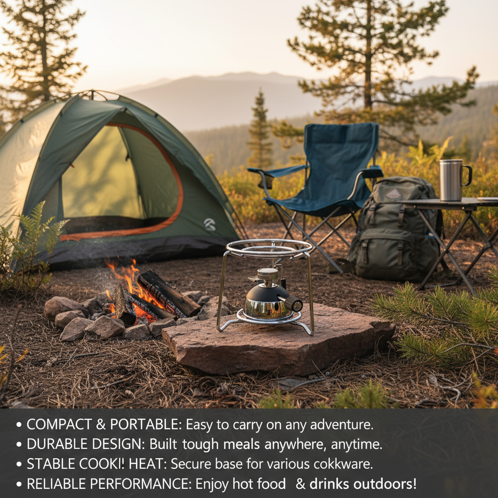 Compact Flarevo stove shown for portability as a unique gift idea