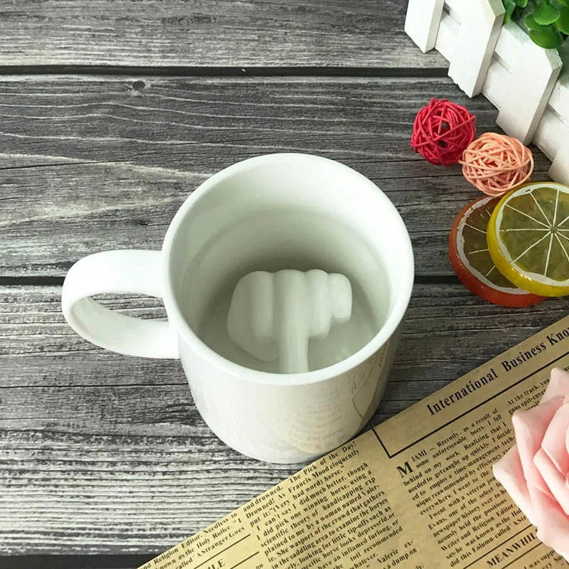 Funny coffee mug as a lifestyle present
