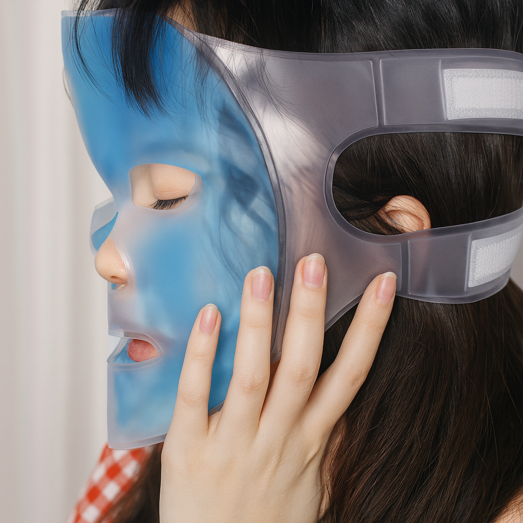Cooling Gel Face Therapy Relaxation Mask for at-home spa days and stress relief