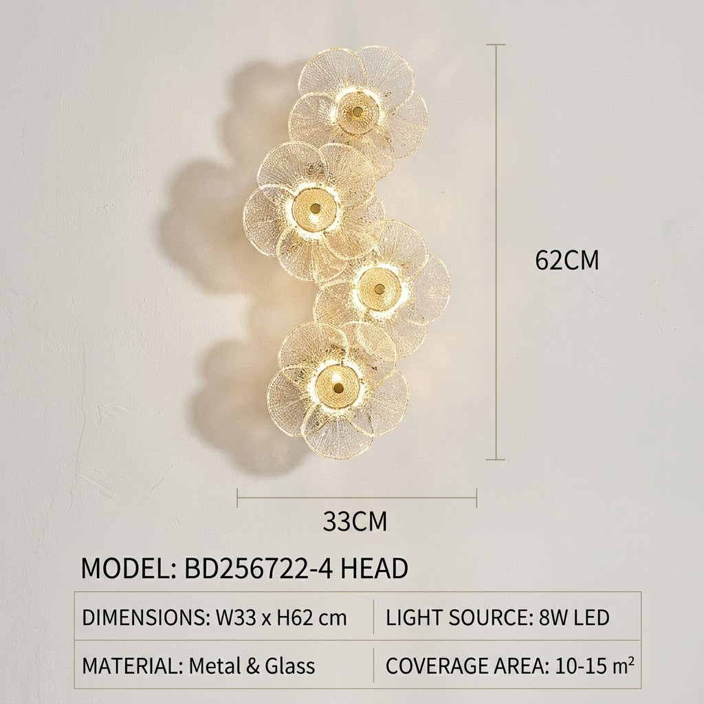 The Bloom Light shown in different sizes and configurations