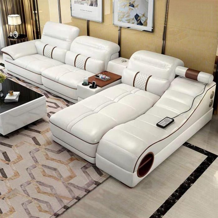 Prestige Adaptable Opulent Leather Sofa Set