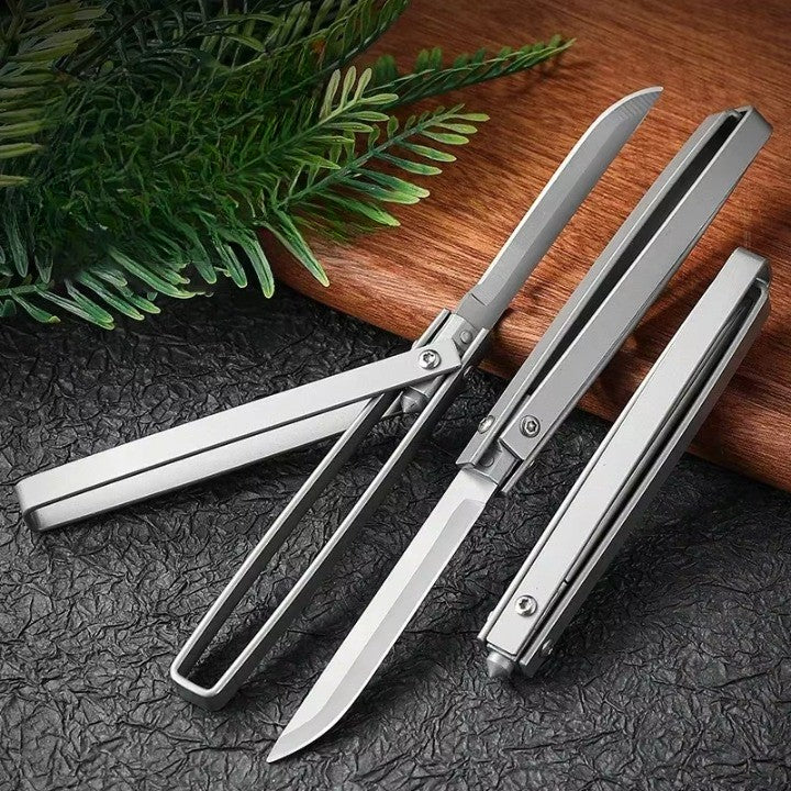 Sharp Edge Stainless Compact Folding Knife as a unique gift idea