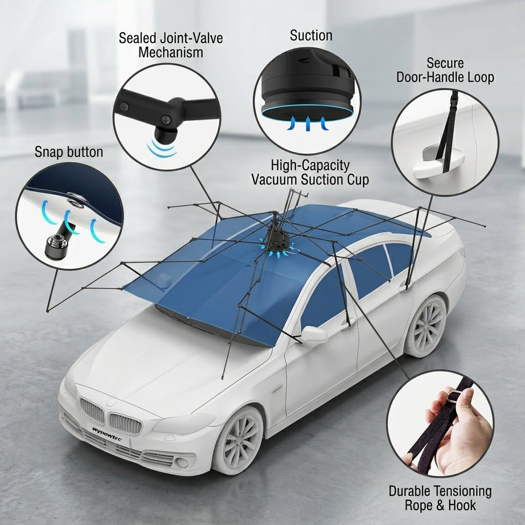 Specifications and size of the folding car roof cover umbrella tent