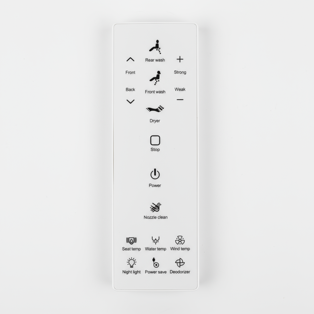 Smart Automatic Elderly Support Toilet Lift Seat installed in a modern bathroom