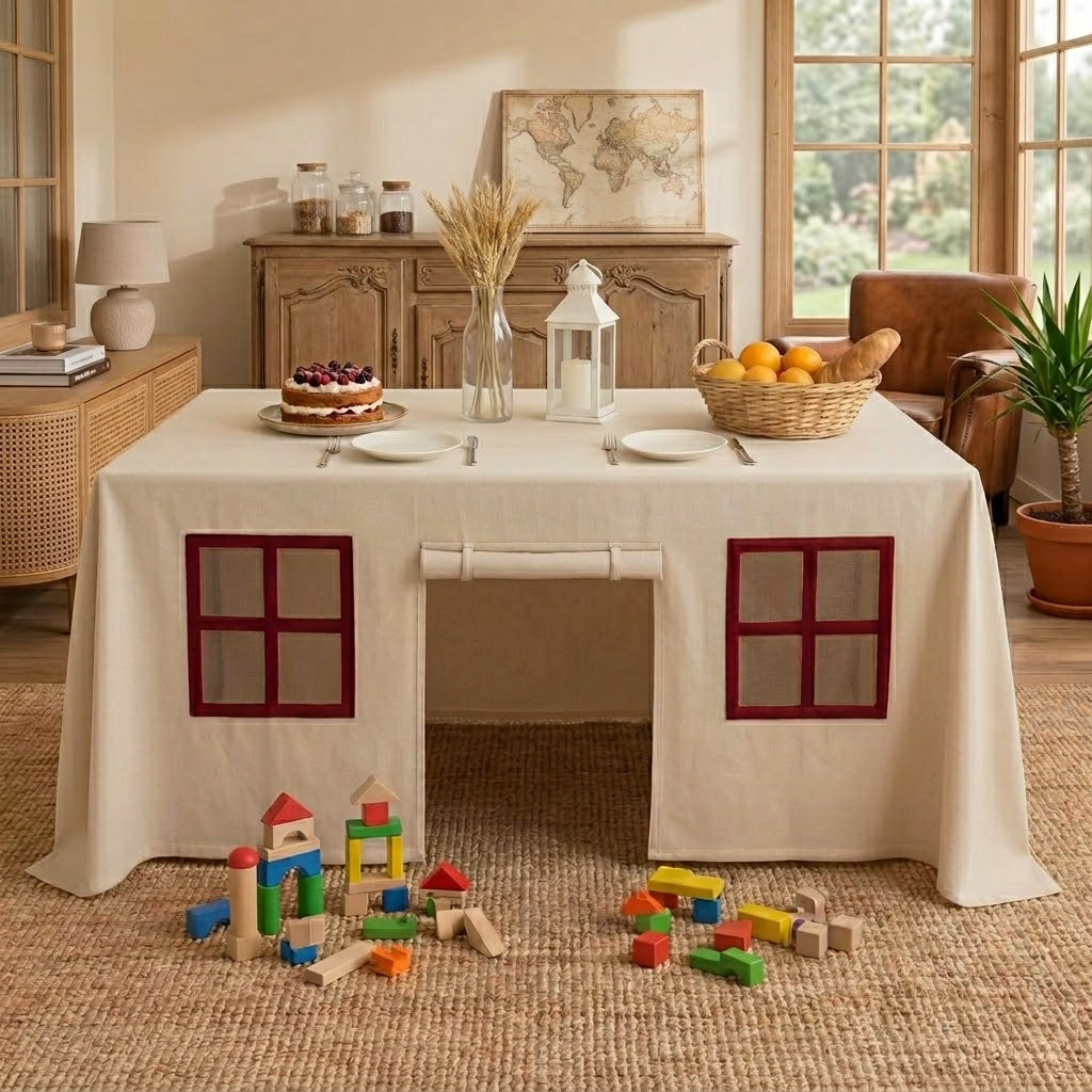 Hideout Kids Table Tent Playhouse Cover as a unique gift idea for children