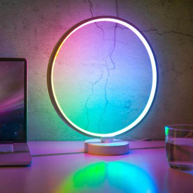 Nordic Mood LED Circle Table Lamp