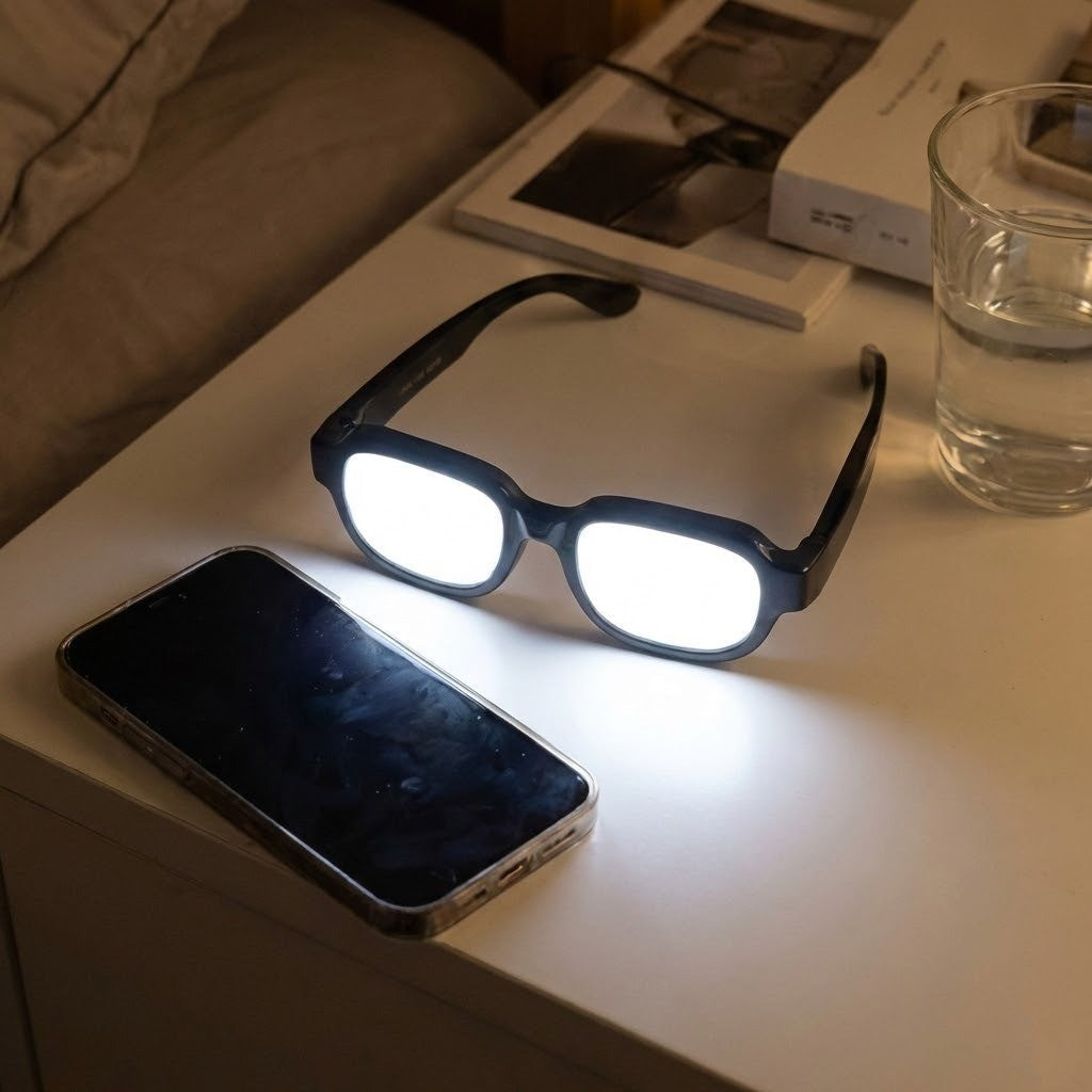 Unique Luminous Cool LED Light Party Glasses lifestyle present