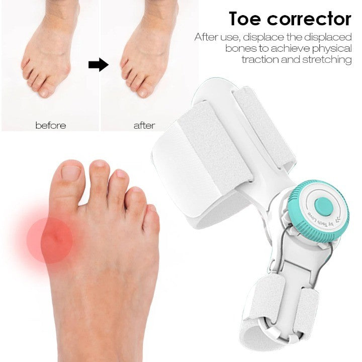 How to use the Adjustable Foot Care Big Toe Straightener for comfort