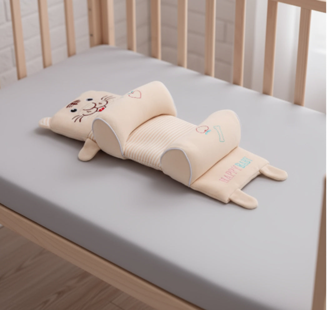 Baby sleeping peacefully with the Baby Sleep Positioner Support Pillow