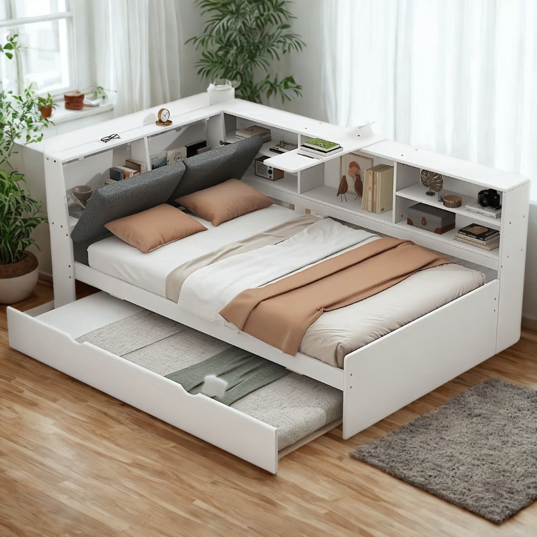 Modern Bed with Storage