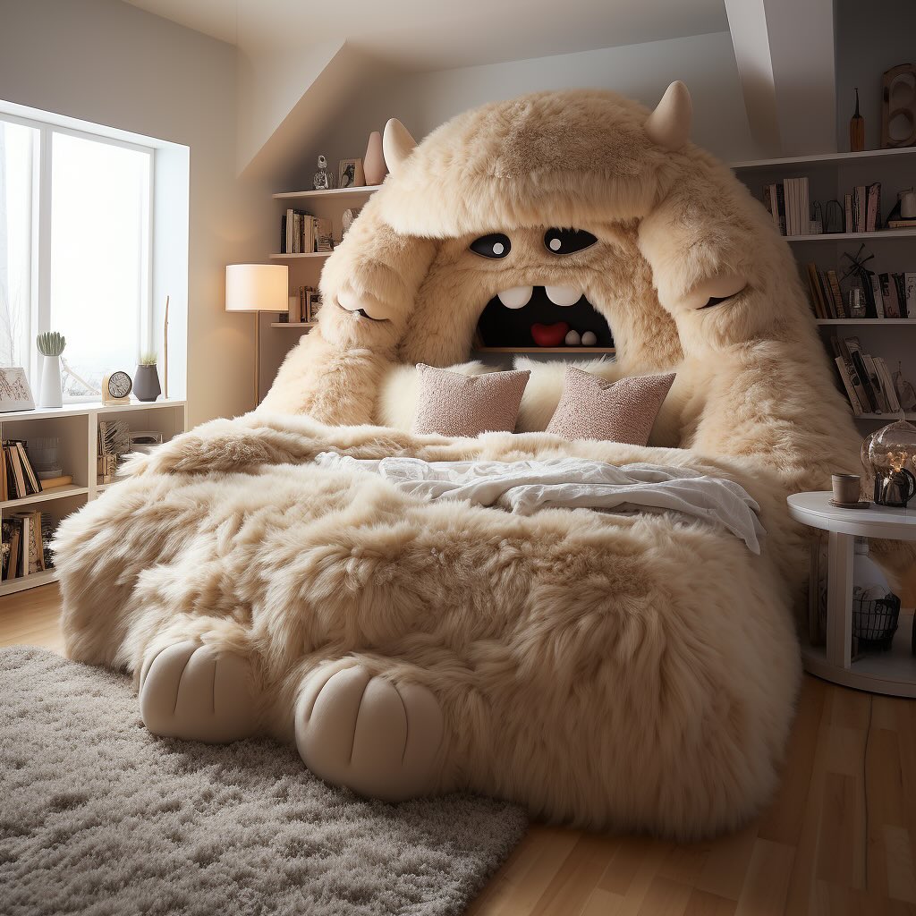 Cozy Teddy Bear Bed