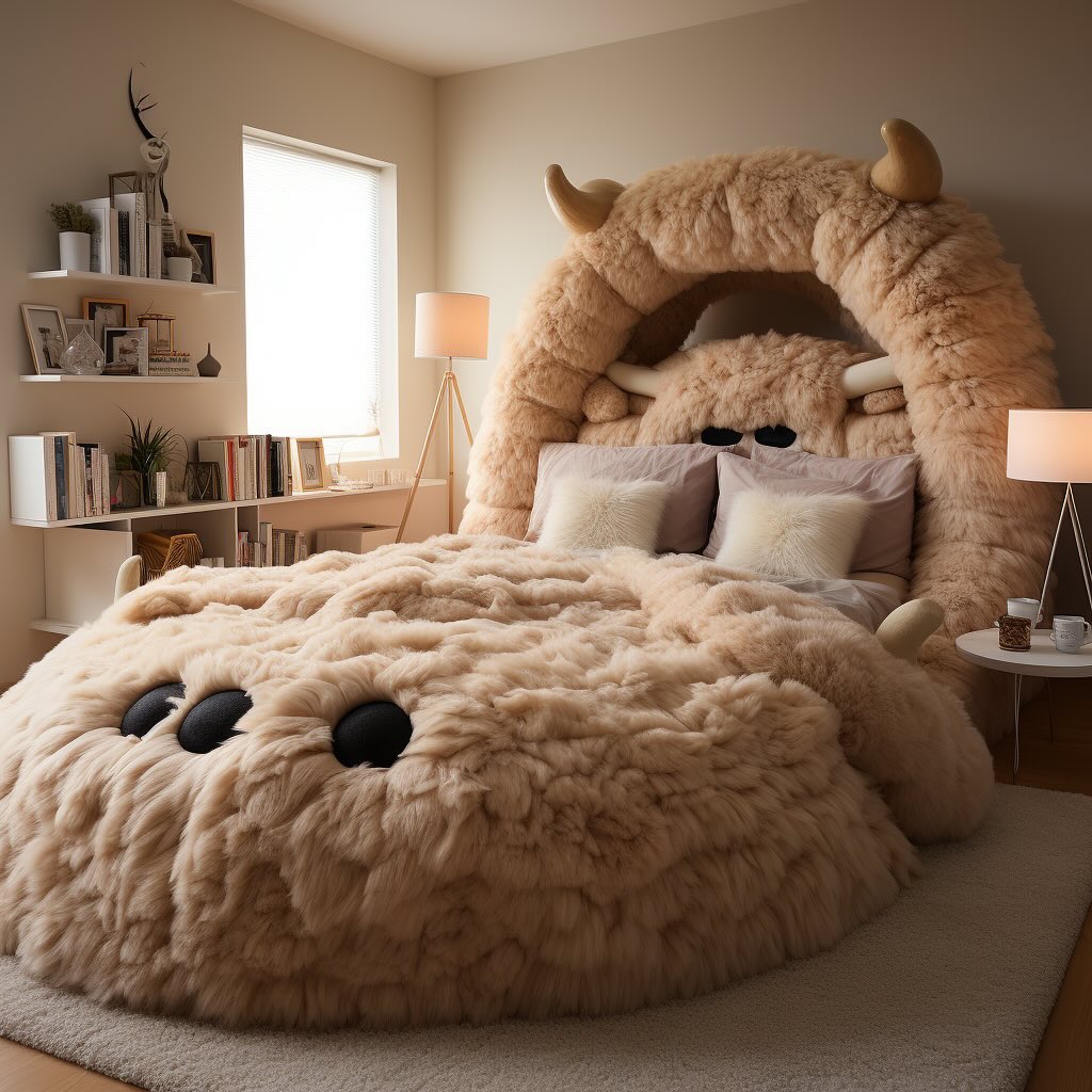 The teddy bear bed as a perfect gift for kids and adults
