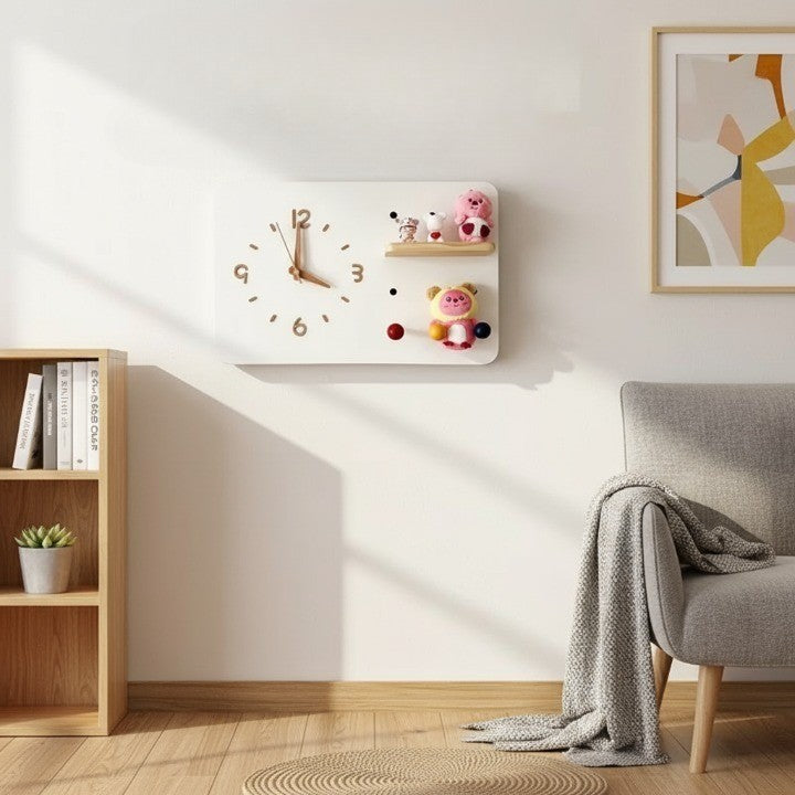 Panel Cloak Electrical Cover used as a decorative storage solution