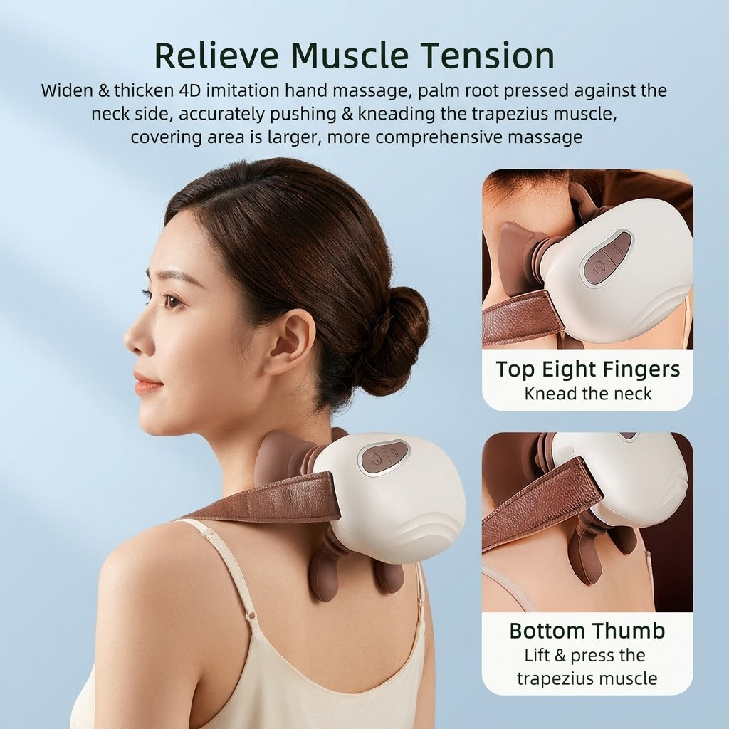 Product shot of the Deep Touch Neck Shoulder Massager gift idea