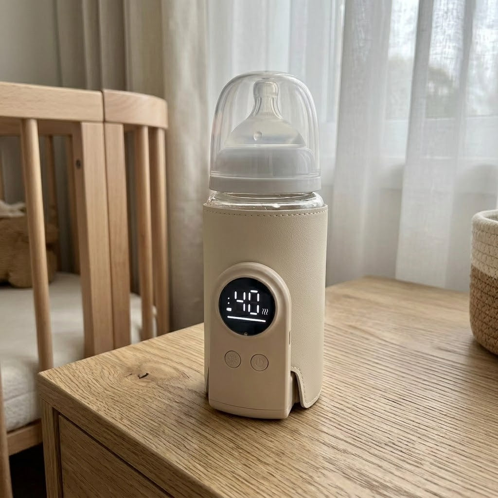 Portable Fast Heating Baby Bottle Warmer for on-the-go parents