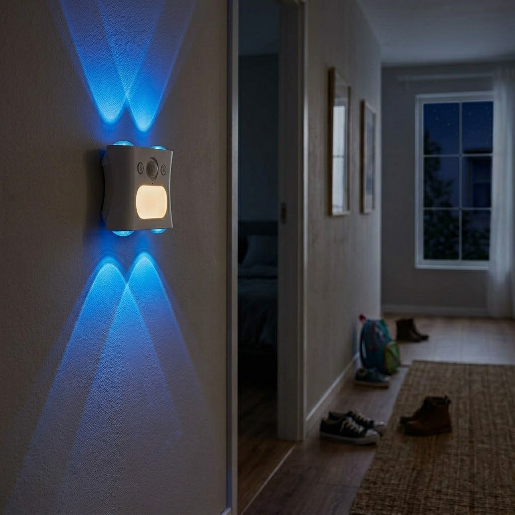 Easy magnetic installation of the cordless wall light