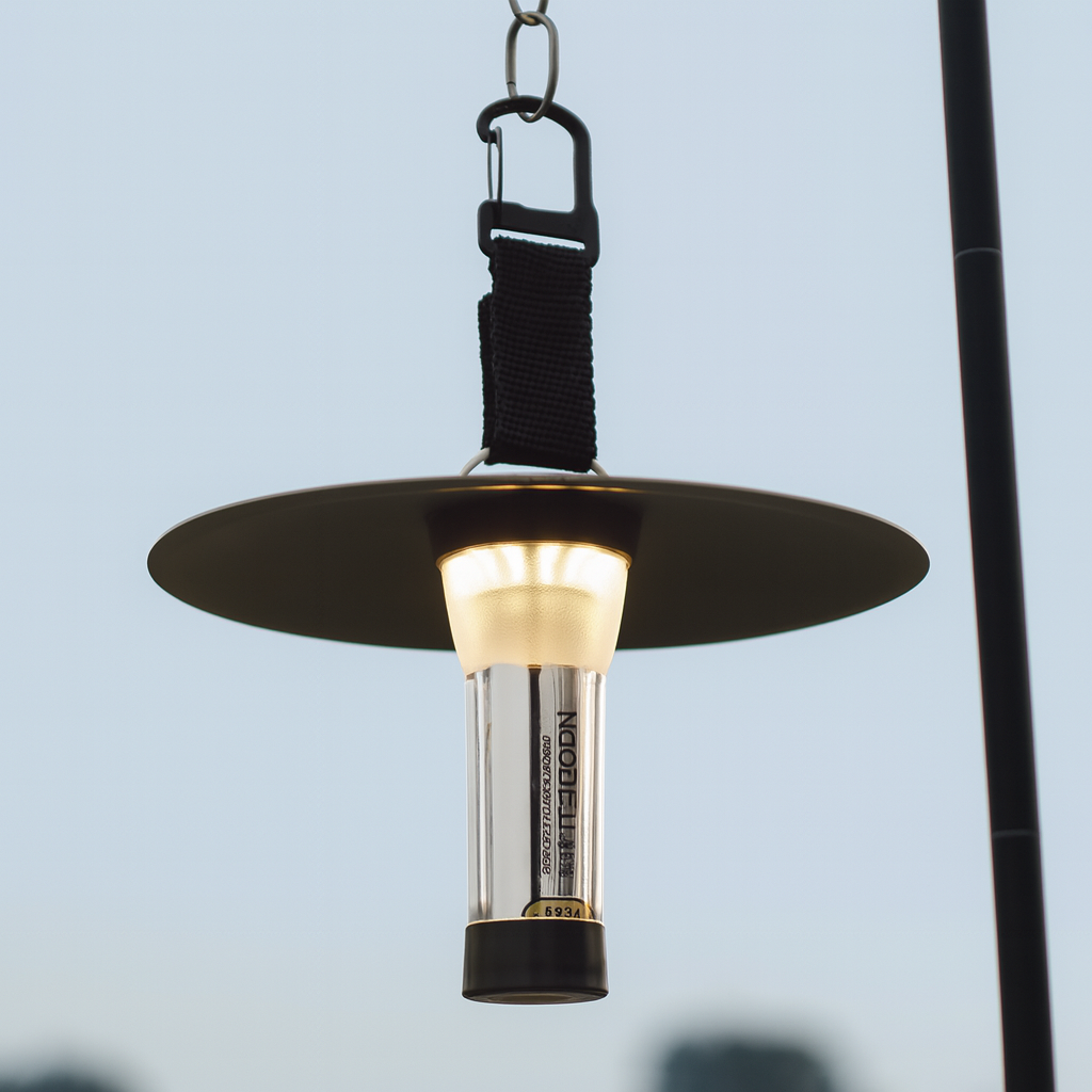 Durable and waterproof Glow Zero mini lantern in use outdoors