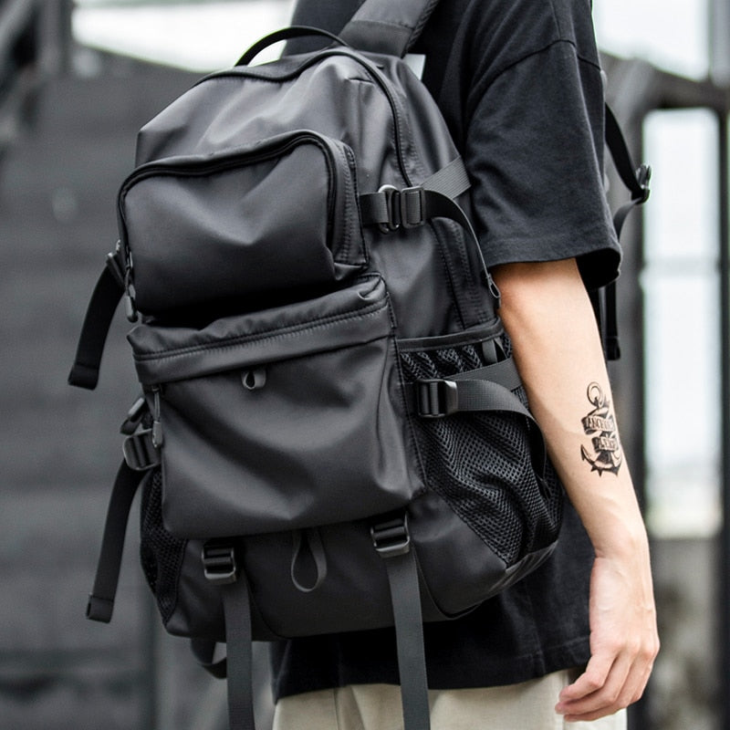 Unisex street style backpack gift idea for travelers and students