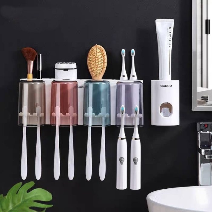 Multifunctional Toothbrush Caddy