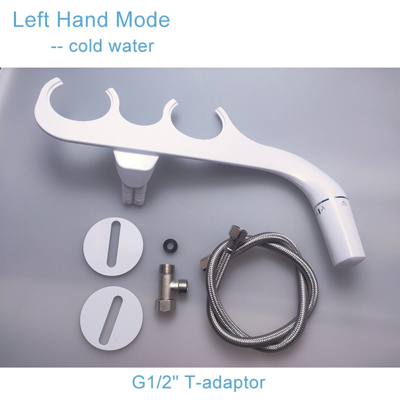 Lifestyle image showcasing the bidet in a clean and stylish bathroom setting