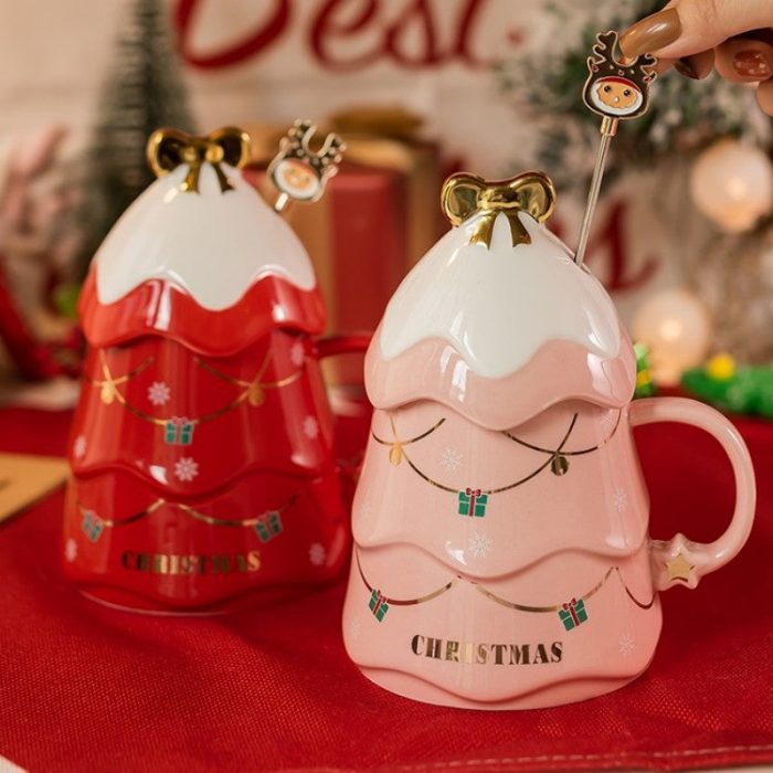 Innovative 3D Christmas Tree Mug