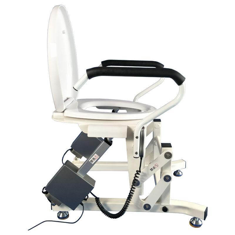 Detailed specifications of the electric liftable toilet chair